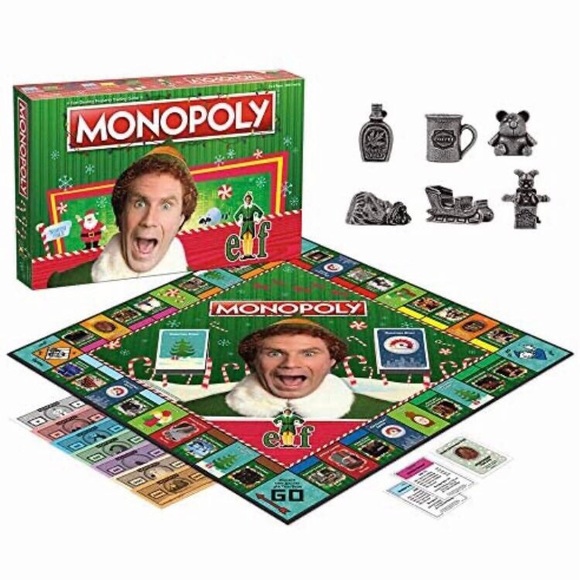 MONOPOLY ELF Board Game Collector’s Edition Will Ferrell Brand New Sealed Box - Picture 4 of 11